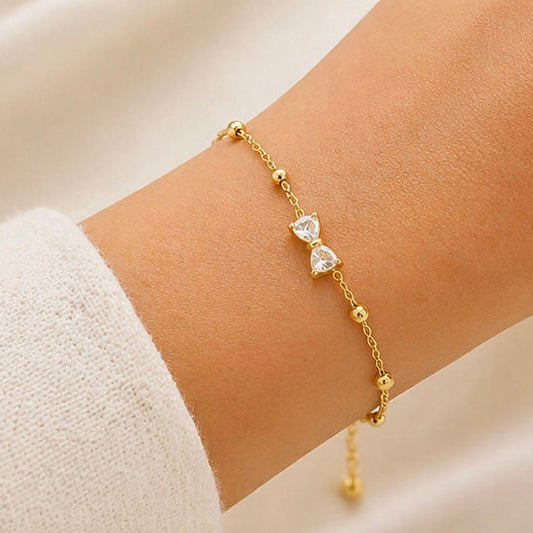 Bow Bracelet – Gold