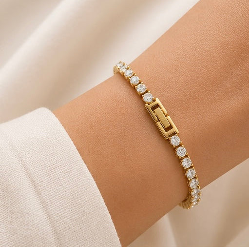 Tennis Bracelet Bold – Gold