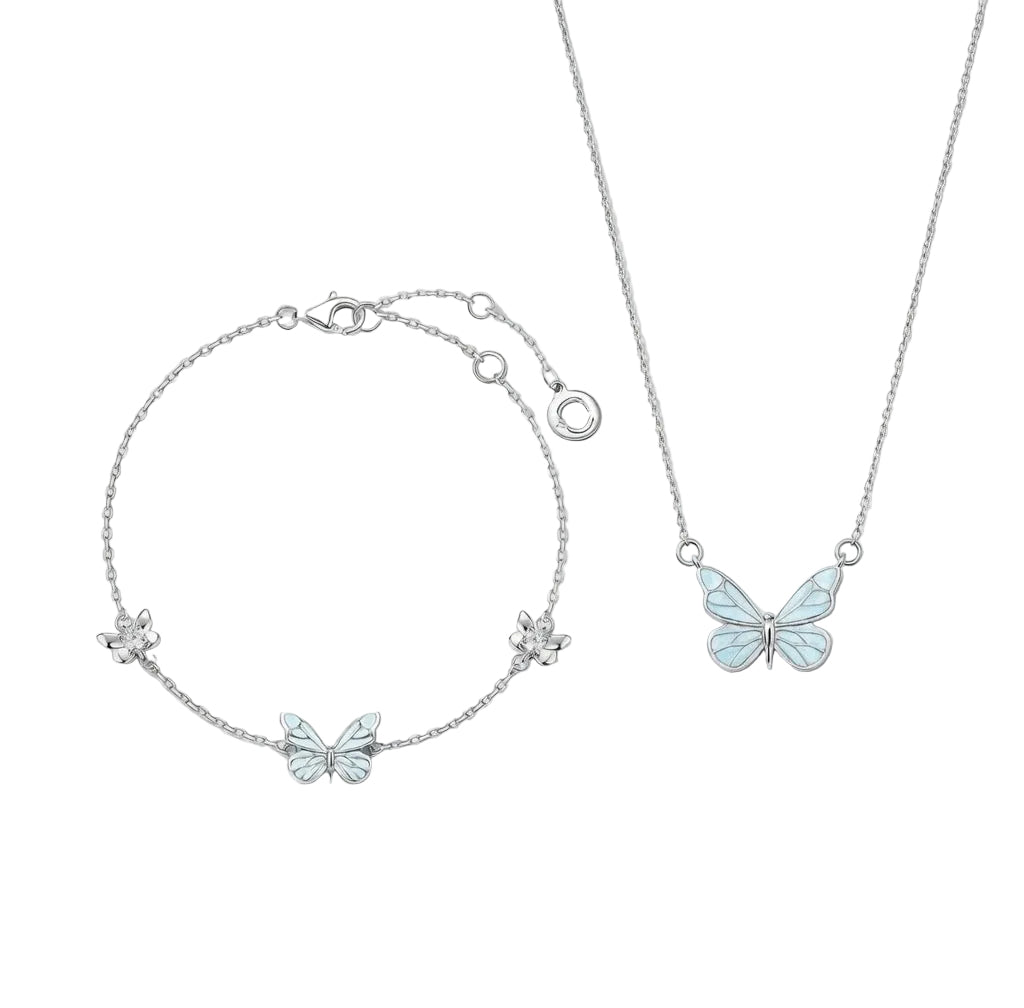 Schmetterling Set – Kette & Armband
